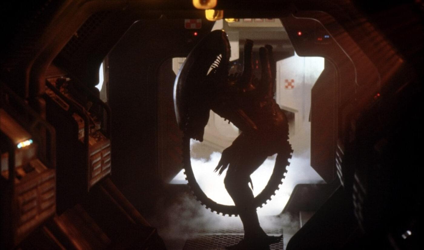 Alien xenomorph full body shot