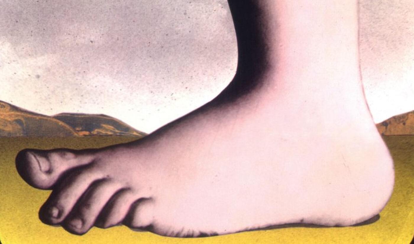 Giant Monty Python foot