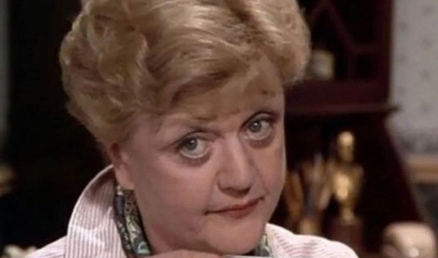 Jessica Fletcher thinking about someone getting stabbed.